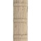 Ekena Millwork Rustic Three Board Joined Board-n-Batten Hand Hewn Faux Wood Shutters, 16 1/2W x 76H, PR SHUBJS16X76HHPR - alternate 7